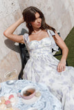 Floret Midi Dress Lavender