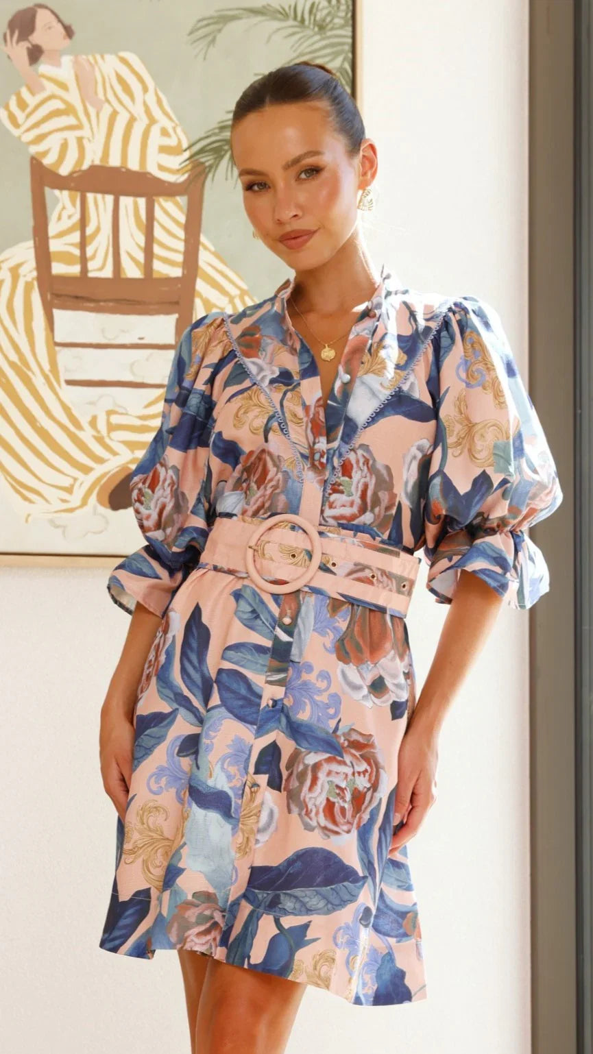 Hannah Mini Dress Rosa