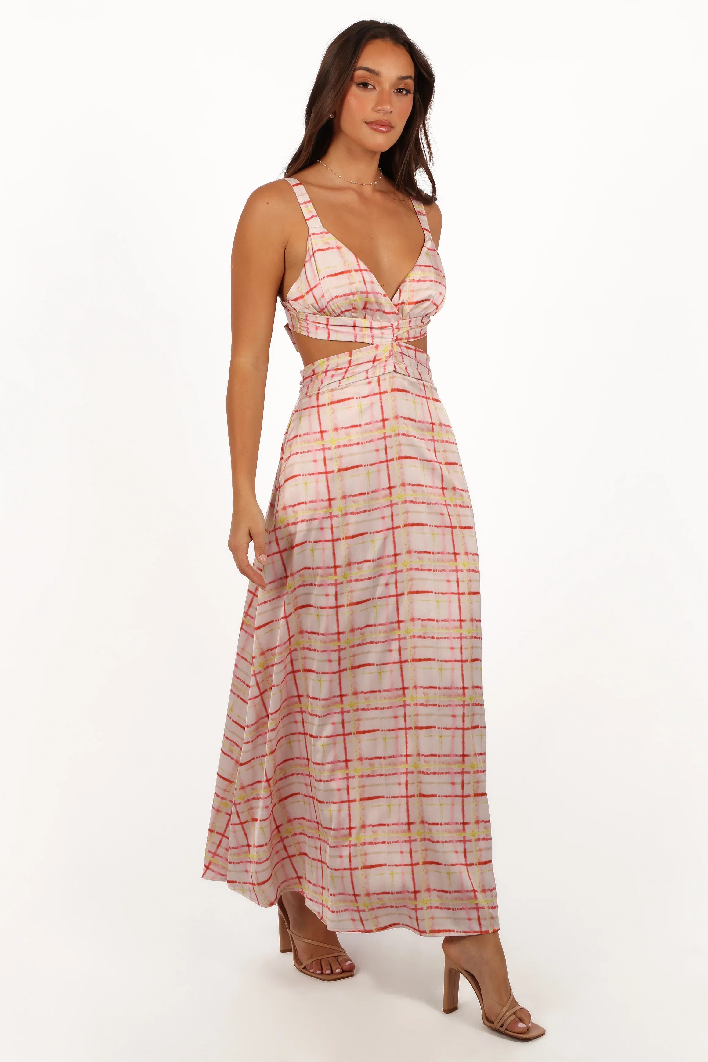 Sydney Maxi Dress Sunset Check