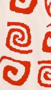 Chelsea Shorts Red Swirl