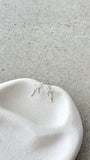 Velika Bow Earrings Silver