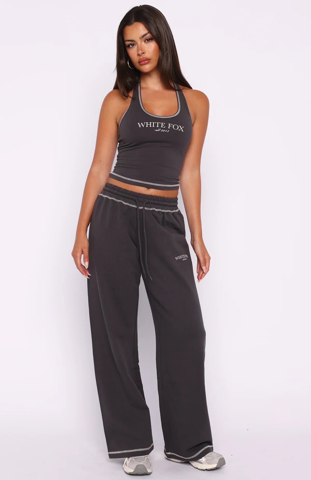 Chill In Style Track Pants Charcoal