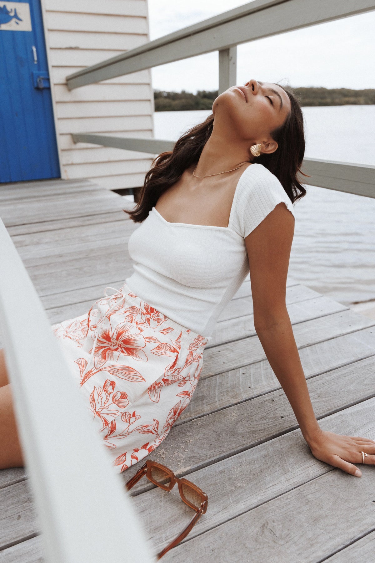 Maura Top White