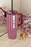 Colson Drink Bottle 12 Litre Burgundy Stripe