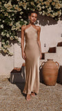 Chiara Maxi Dress Latte