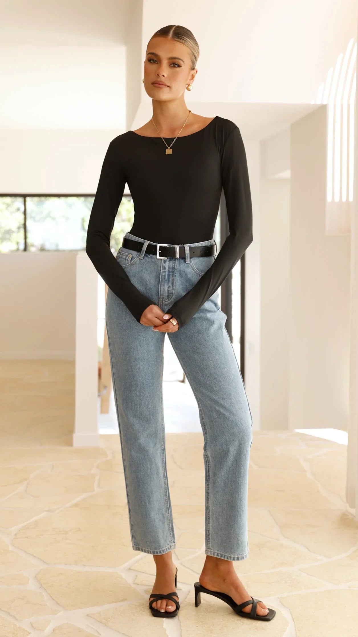 Cora Jeans Mid Blue Denim