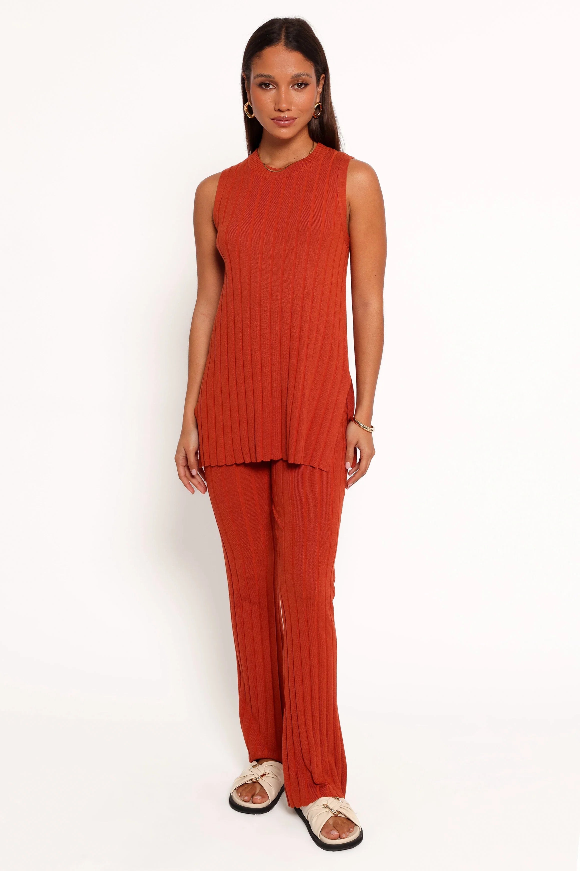 Silvie Knitted Set Rust