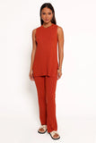 Silvie Knitted Set Rust