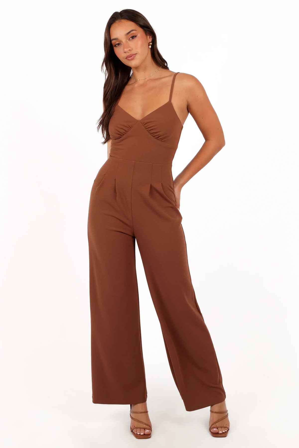 Maelle Jumpsuit Banksia Brown