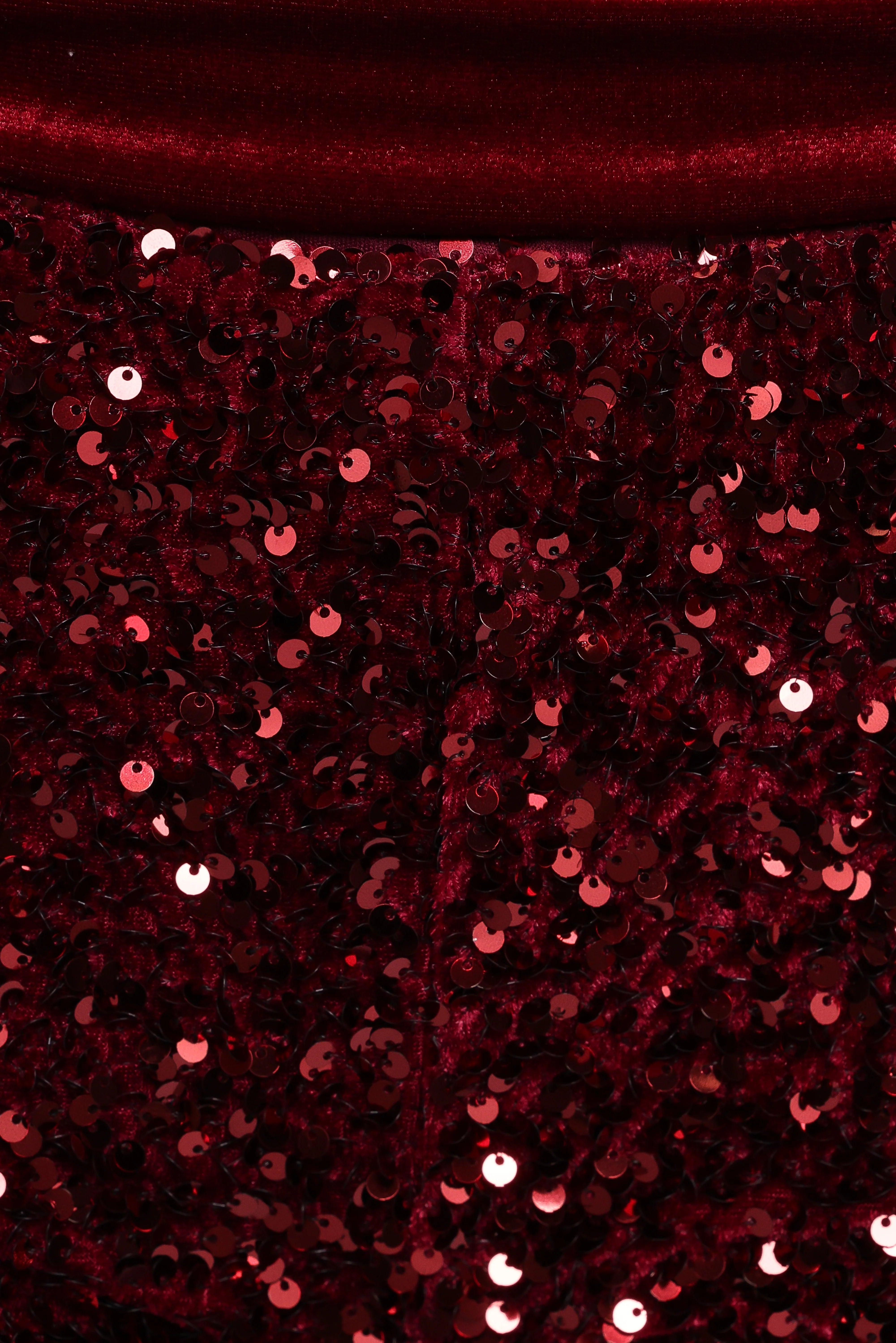 Scarlette Sequins Short Burgundy