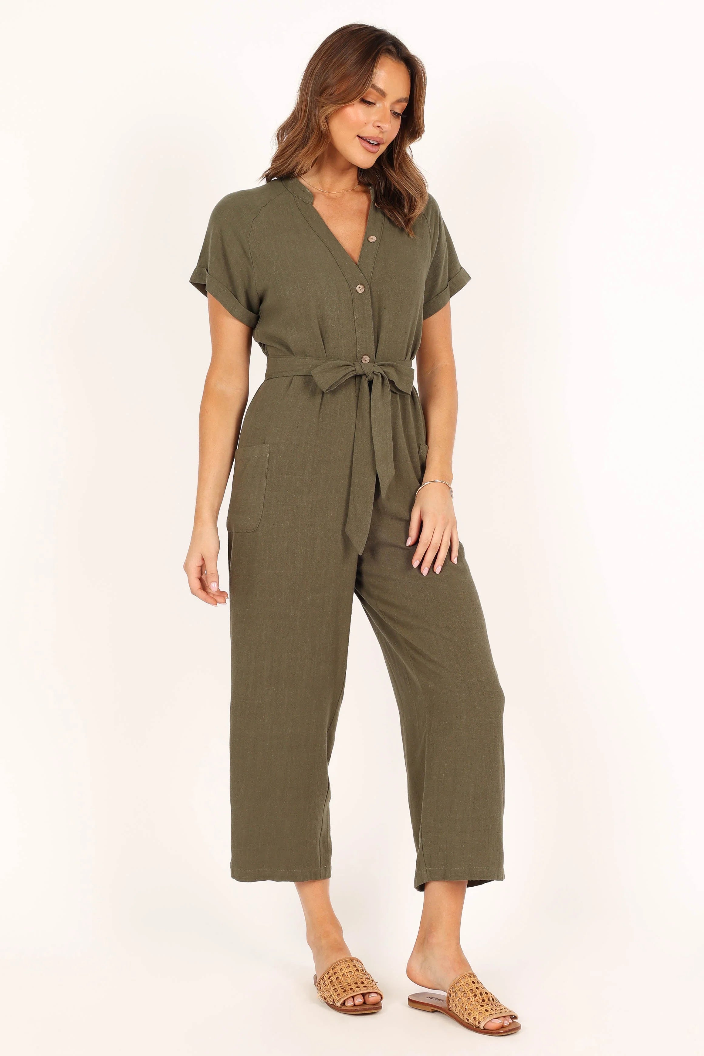 Archie Jumpsuit Olive