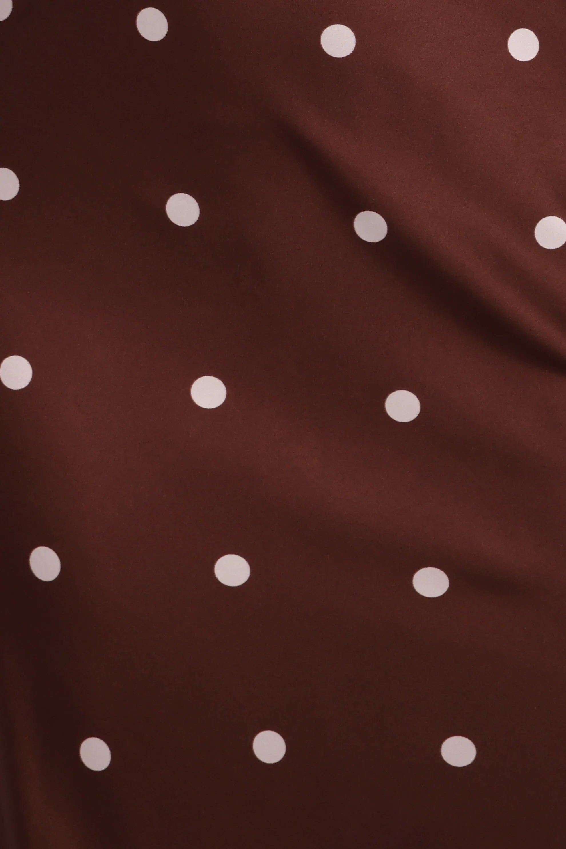 Anika Maxi Dress Brown Polka Dot
