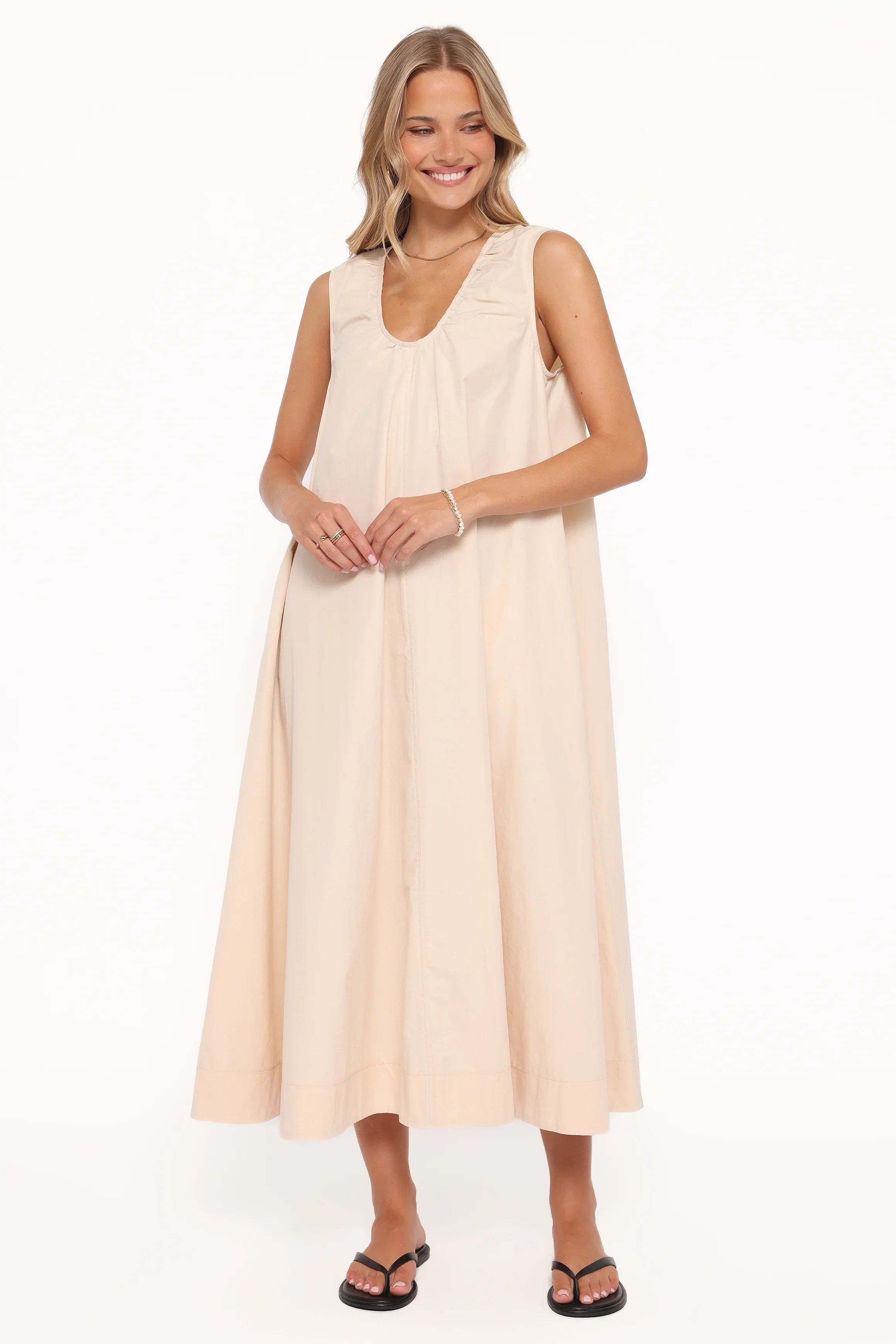 Laurita Maxi Dress Oatmeal
