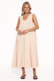 Laurita Maxi Dress Oatmeal