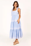 Bella Maxi Dress Blue Stripe