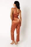 Maya Halter Jumpsuit Brown
