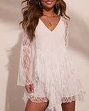 Desert Chapel Tiered Lace Romper