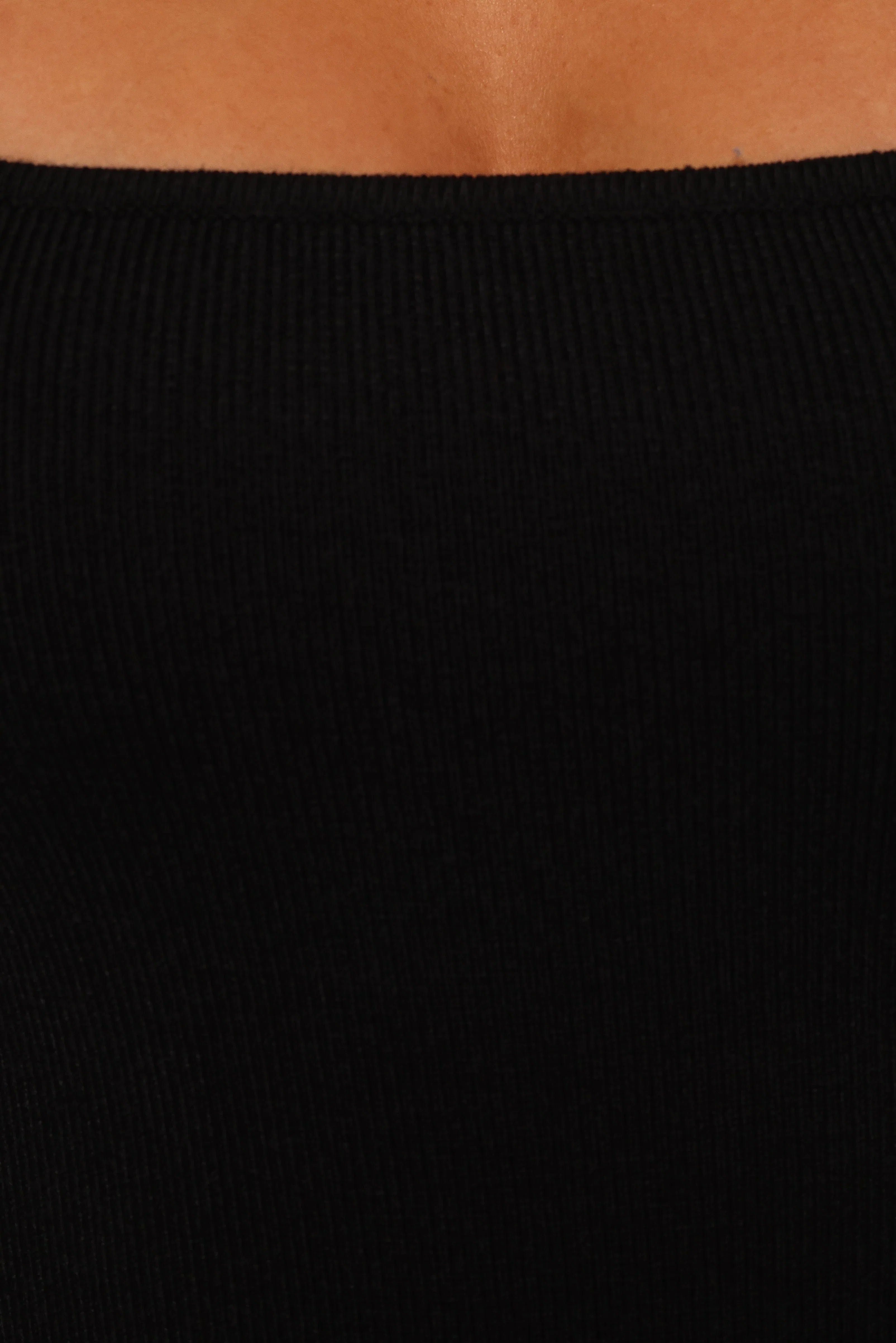 Elissa Long Sleeve Midi Dress Black