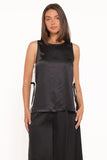 Coleman Side Slit Top Black