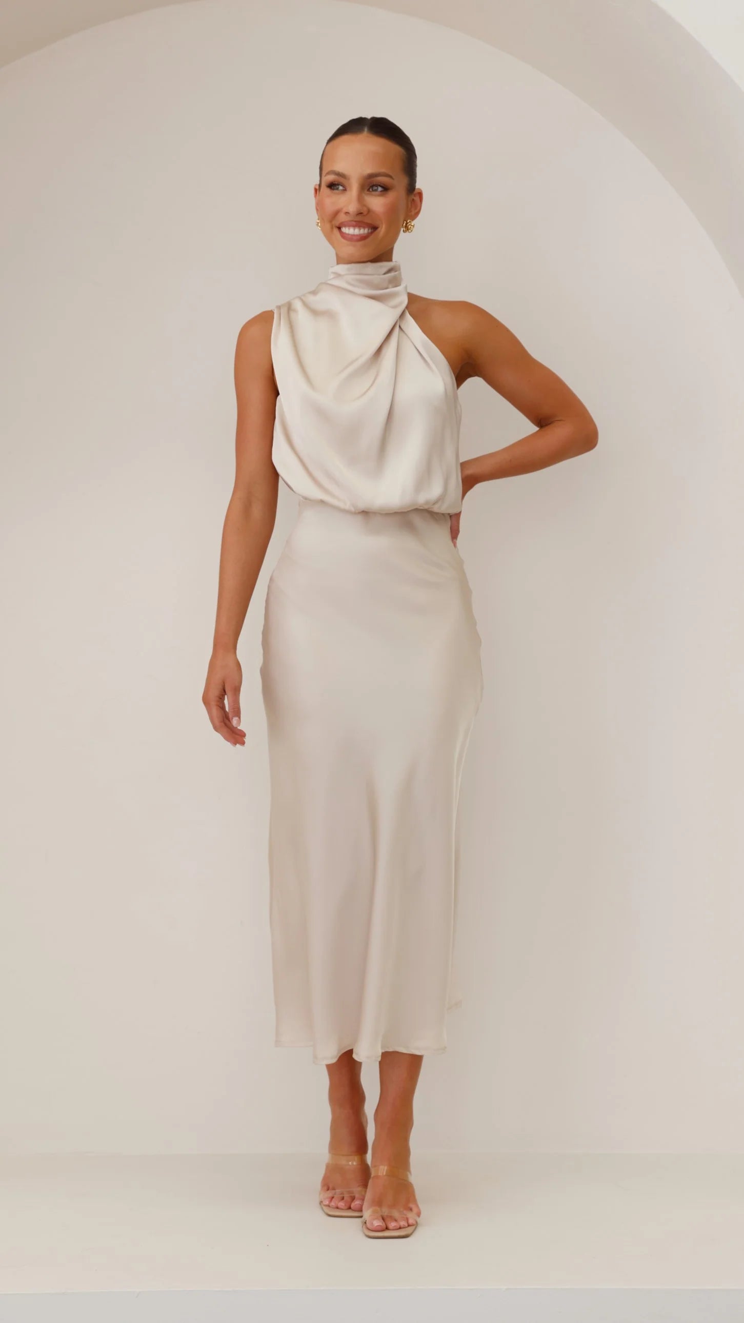 Esther Maxi Dress Champagne