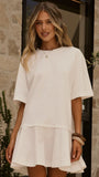 Stassi Mini Dress Off White