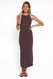 Fiona Maxi Dress Espresso