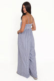 Pricilla Jumpsuit Blue Gingham