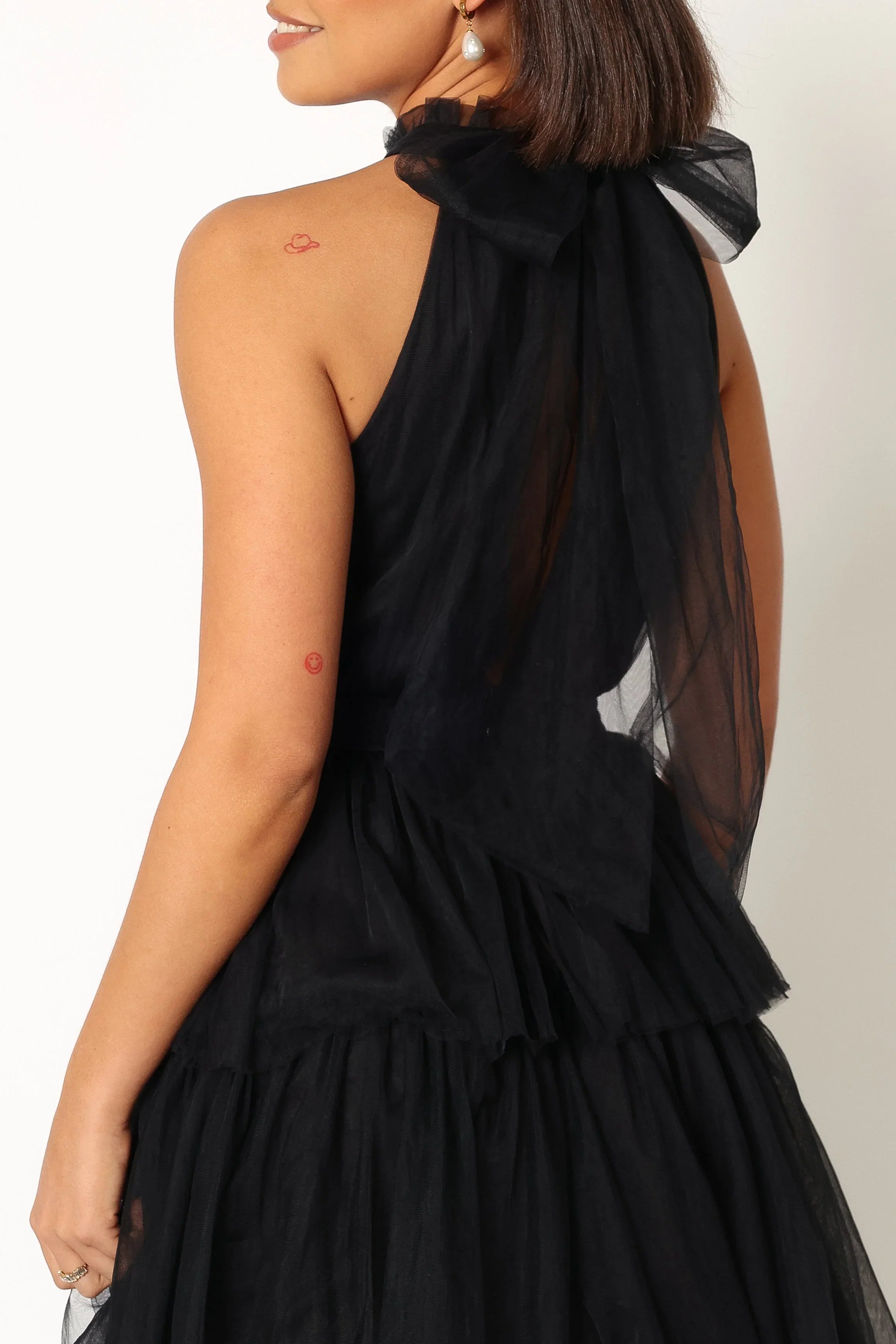 Frances Halterneck Maxi Dress Black