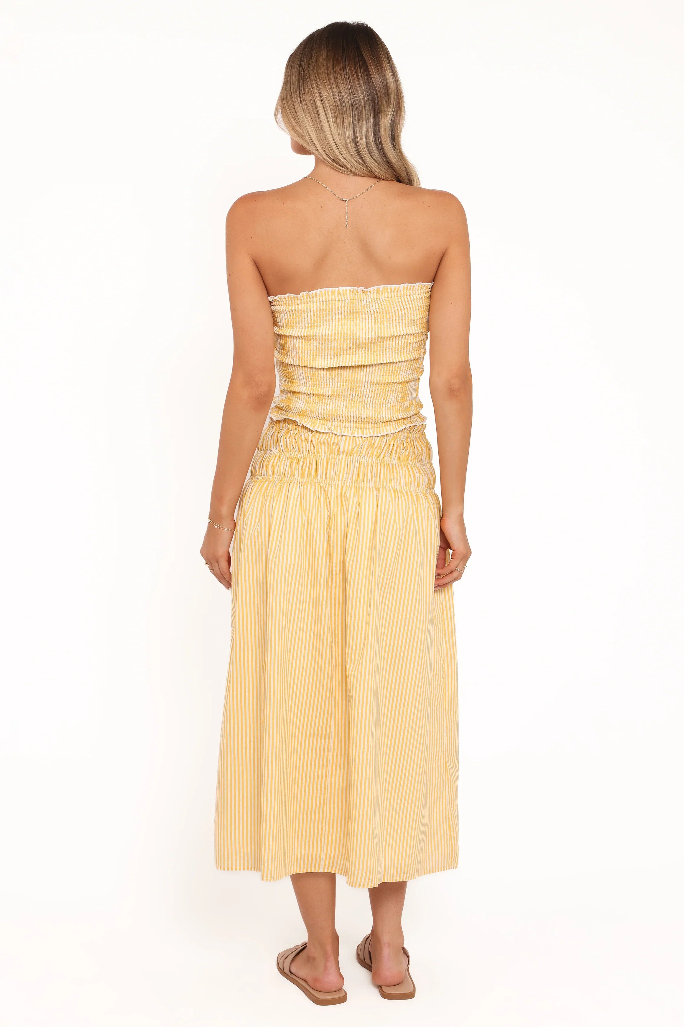 Salome Maxi Skirt Mango Stripe