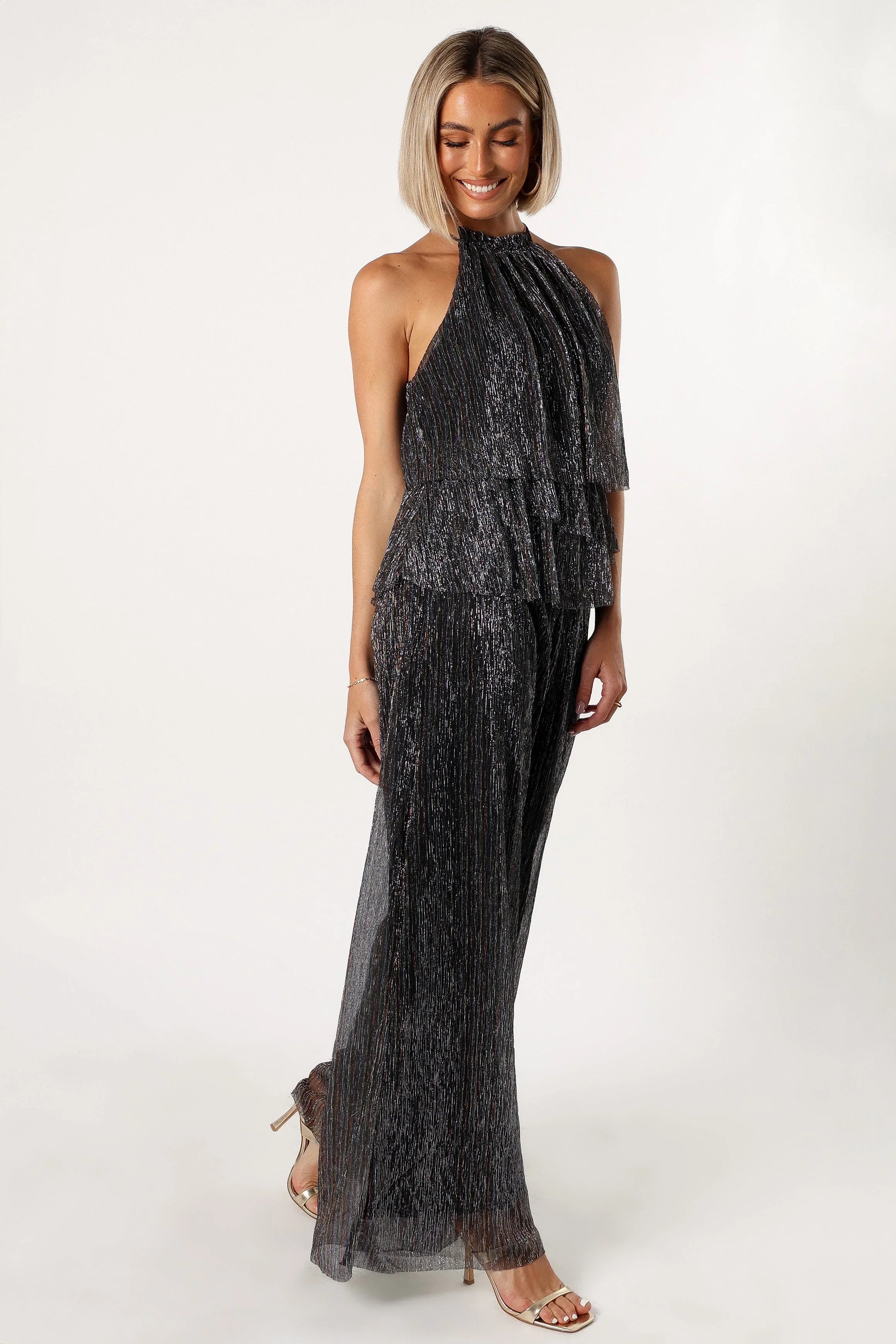 Elly Halter Jumpsuit Black