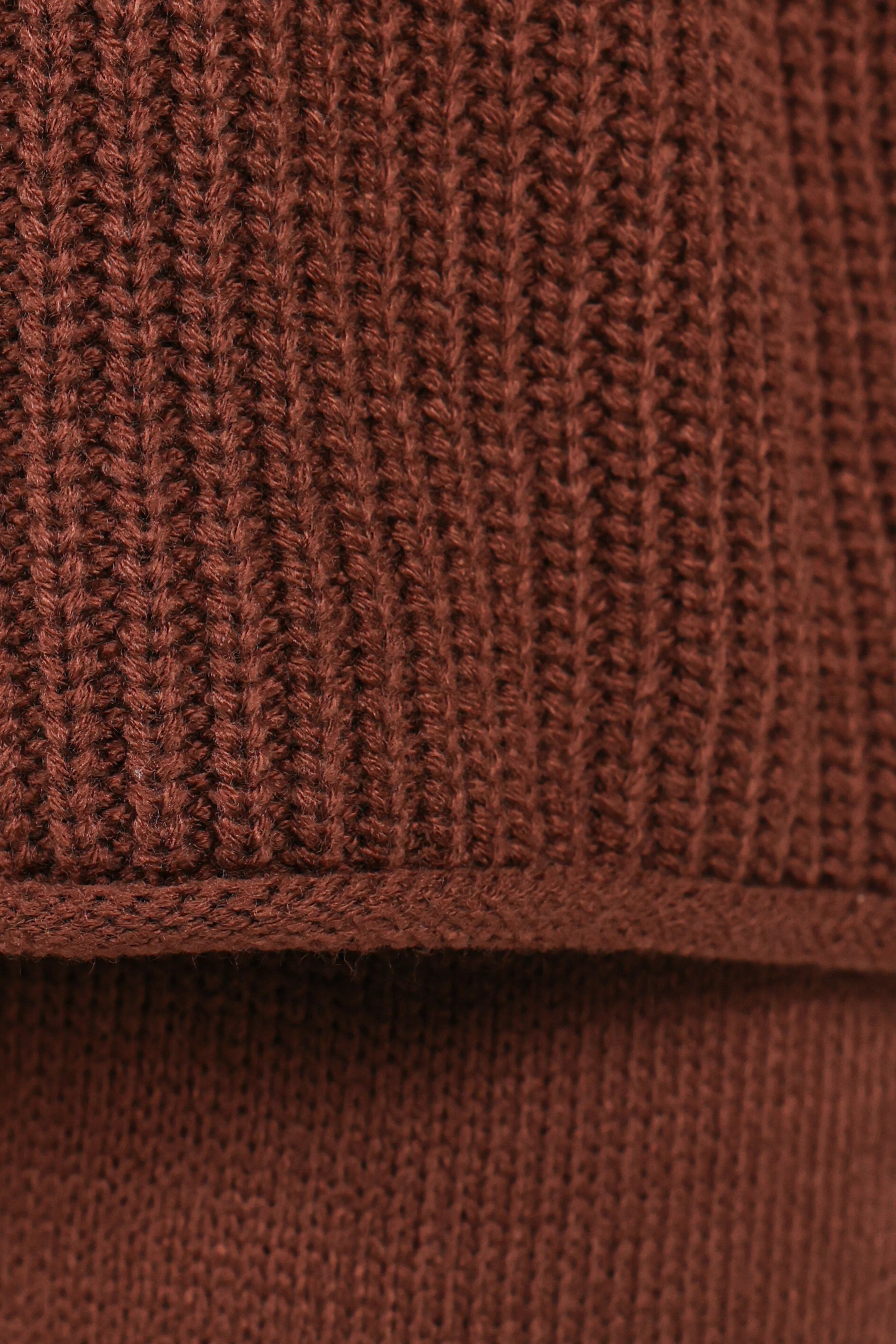 Remii Knit Pant Set Chocolate