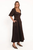 Merlena Maxi Dress Chocolate