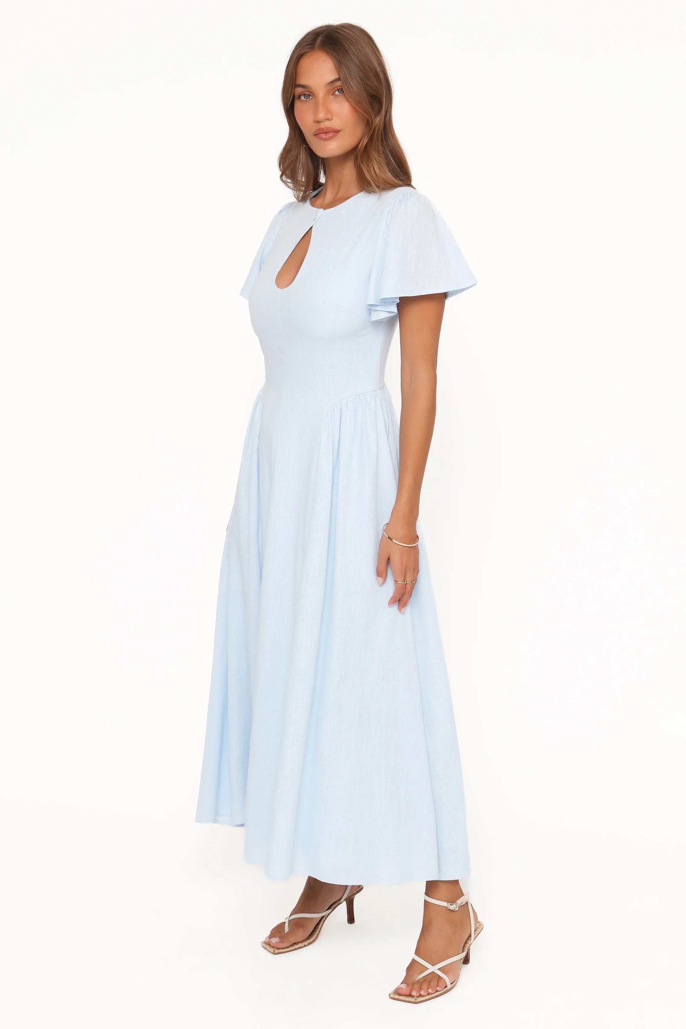 Jessima Midi Dress Pale Blue