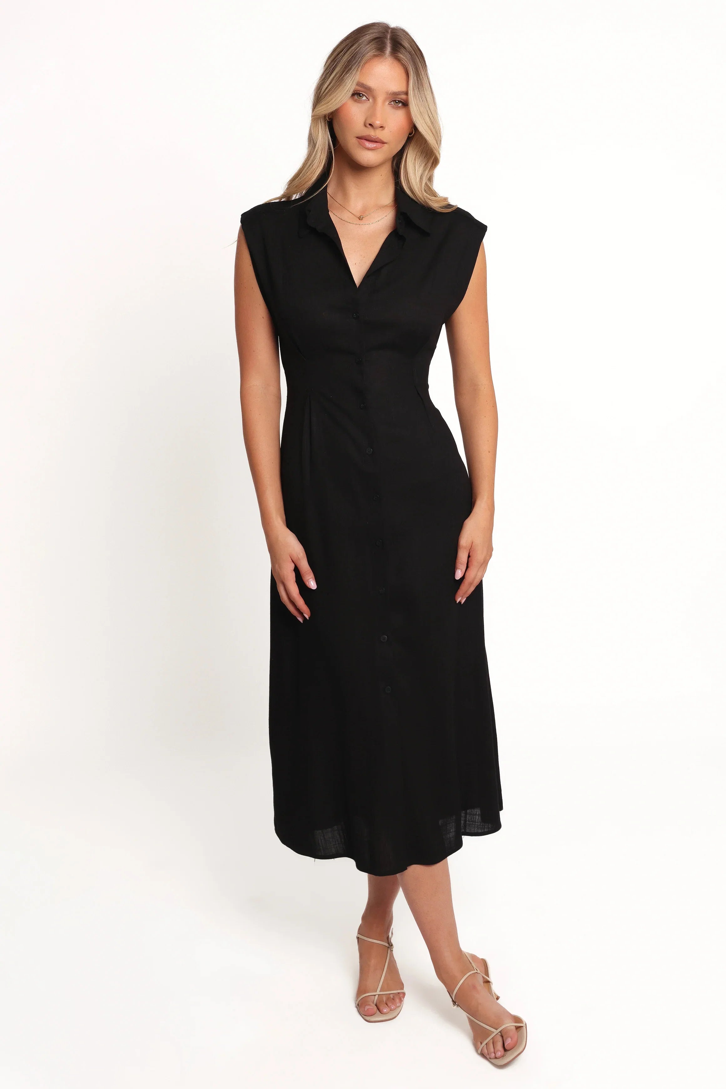 Cami Midi Dress Black