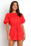 Chelsey Linen Set Red