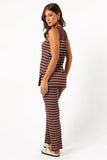 Saralynn Knitted Set Brown Beige