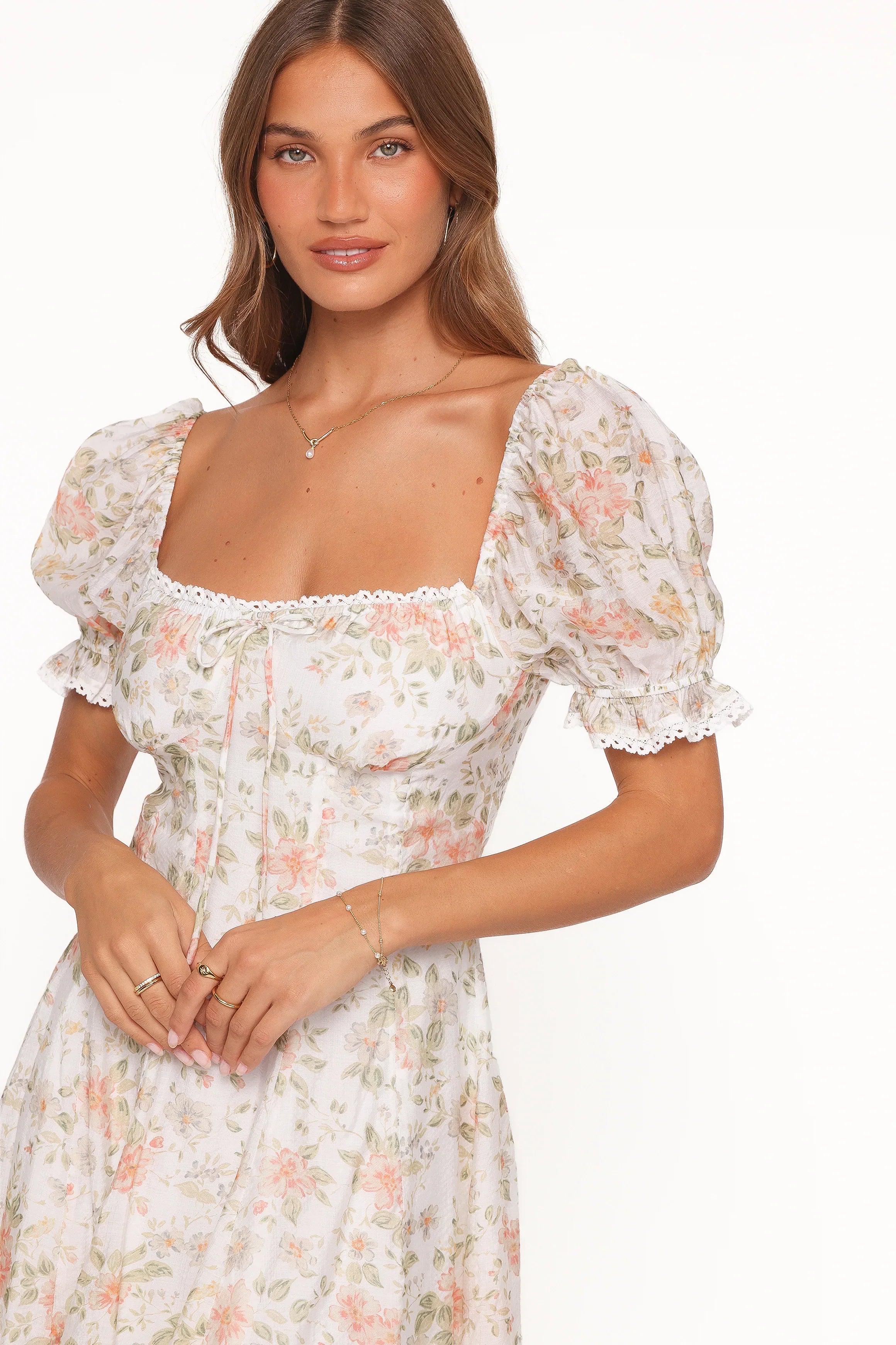Lavia Mini Dress White Multi Floral