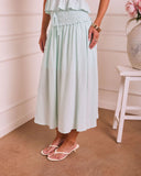 Floaty Grace Front Tie Maxi Skirt