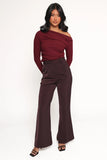 Cer Knit Top Cherry Chocolate