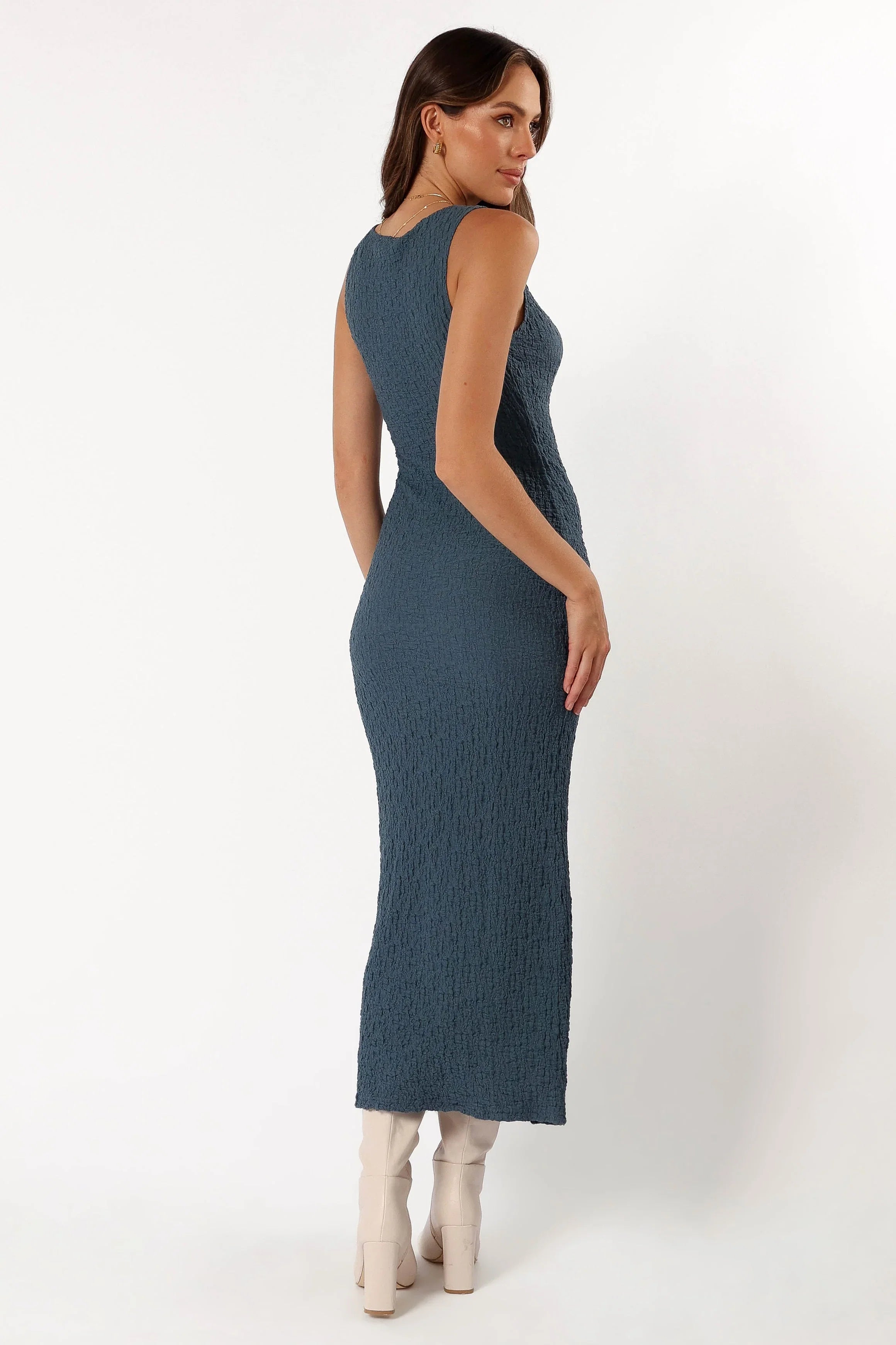 Clark Maxi Dress Charcoal