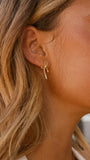 Velika Bow Earrings Gold