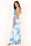Aminah Jumpsuit Blue Floral