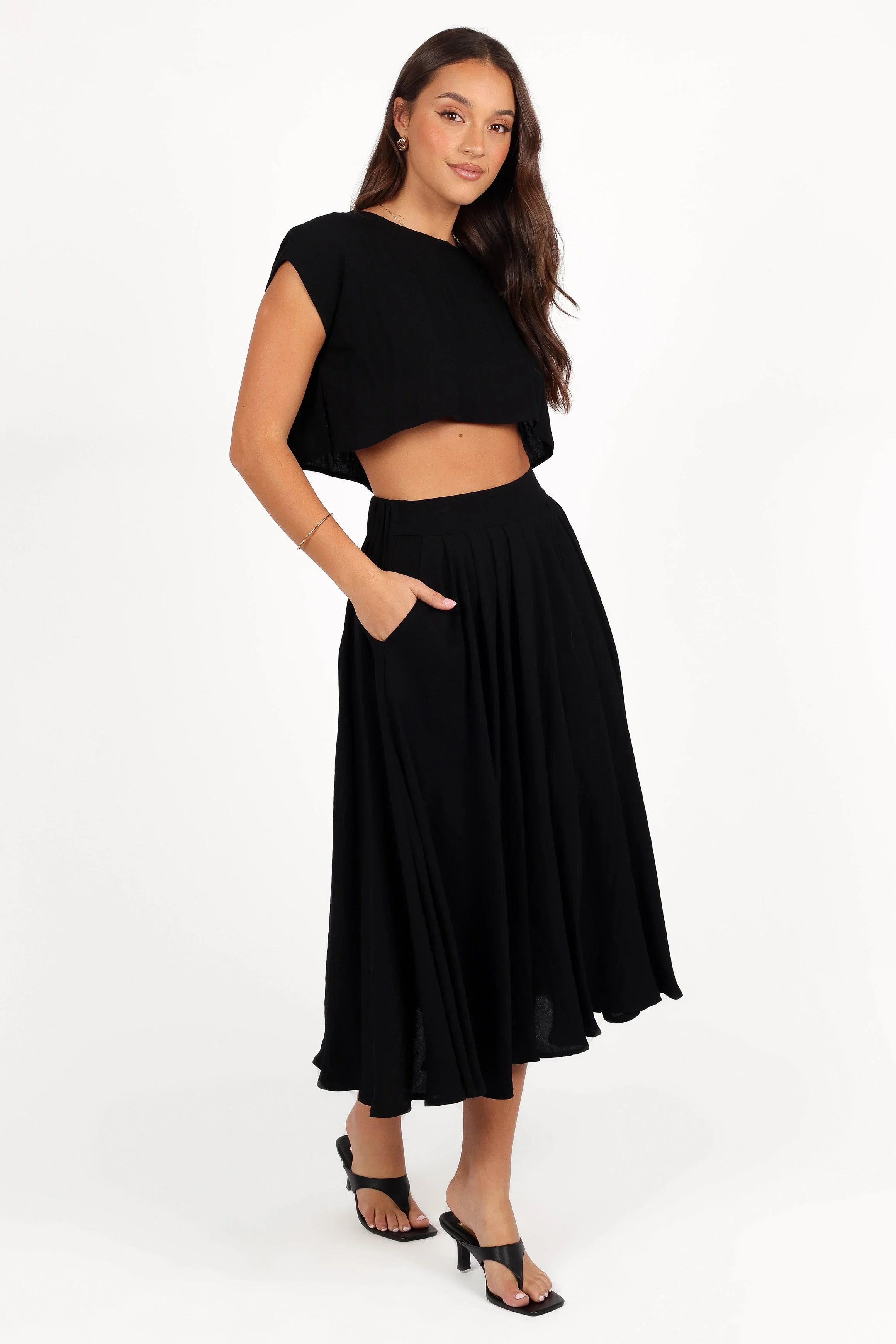 Bessie Two Piece Set Black