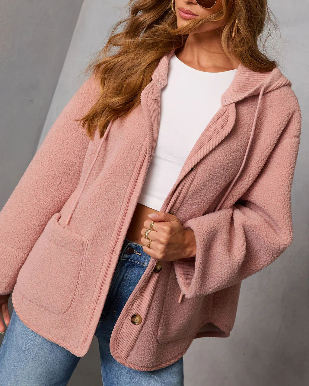 Fremont Sherpa Drawstring Hood Jacket