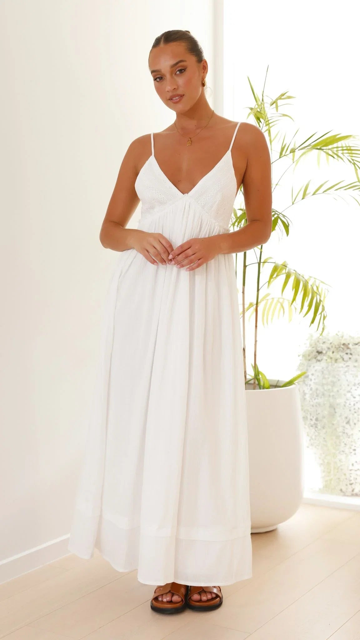 Elouise Maxi Dress White