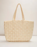 Lets Escape Woven Tote Bag