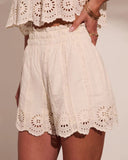 Gleaming Edit Eyelet Shorts