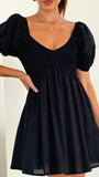 Sahirah Mini Dress Black