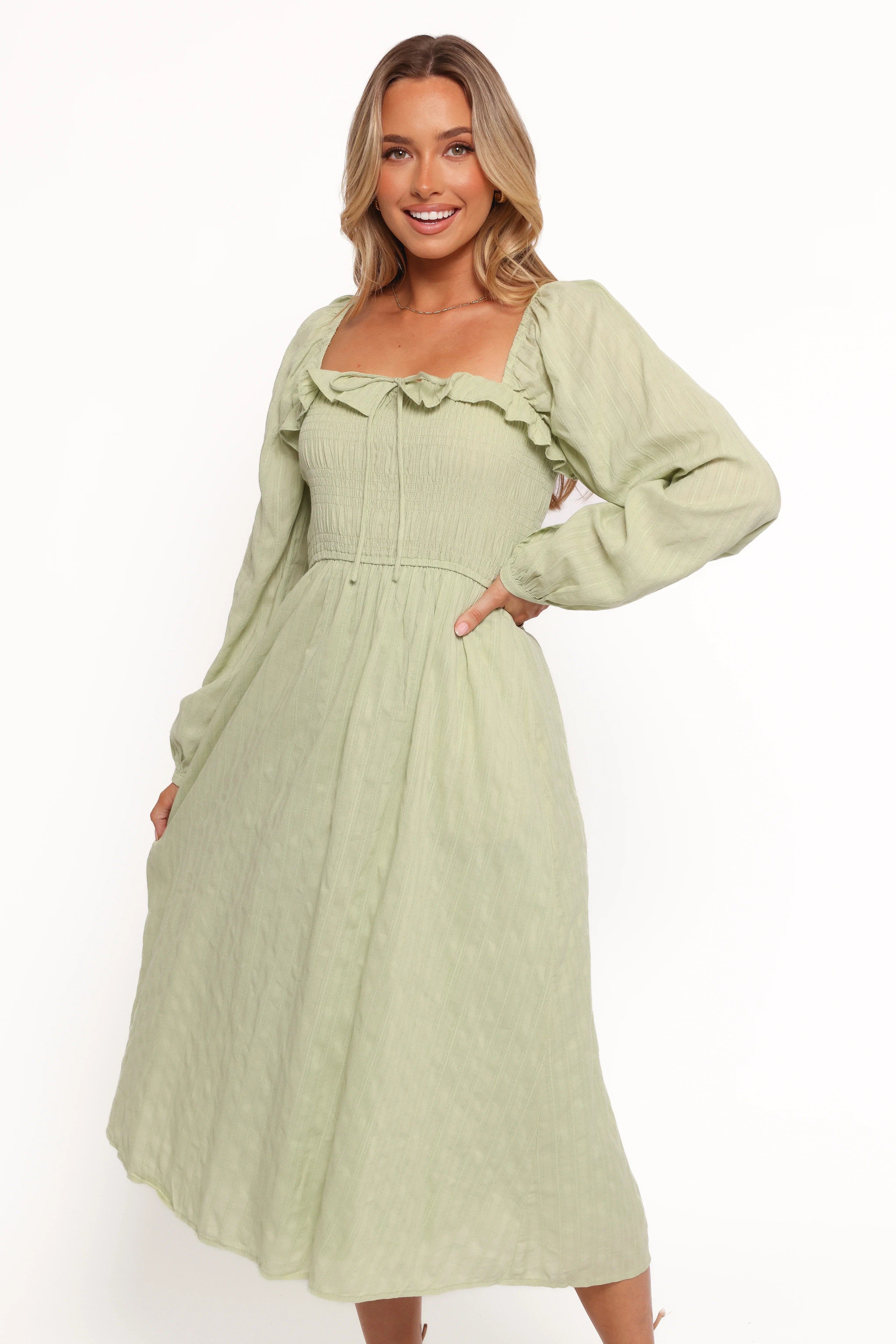 Ophelia Midi Dress Olive