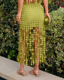 Rachelle Fringe Midi Skirt